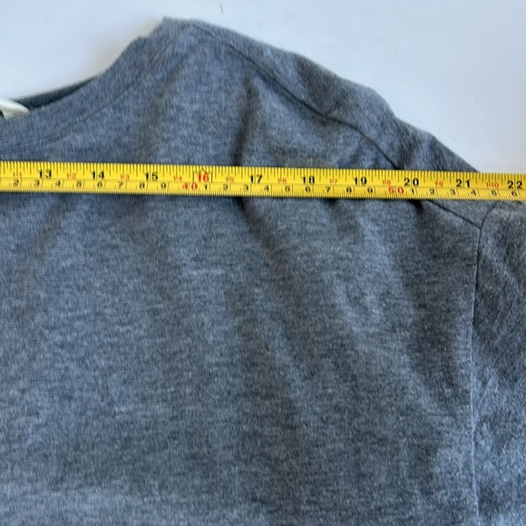 Matilda Jane Jane in the Clouds gray tunic eyelet top open back with ribbon tie - Picture 13 of 16